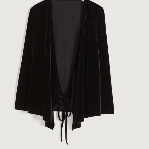 Velvet Wrap Top - Addition Elle - Picture 2 of 4